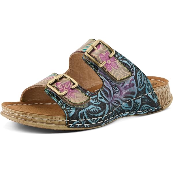 Amazon.com | L'Artiste by Spring Step Freesia Camel 36 | Slides